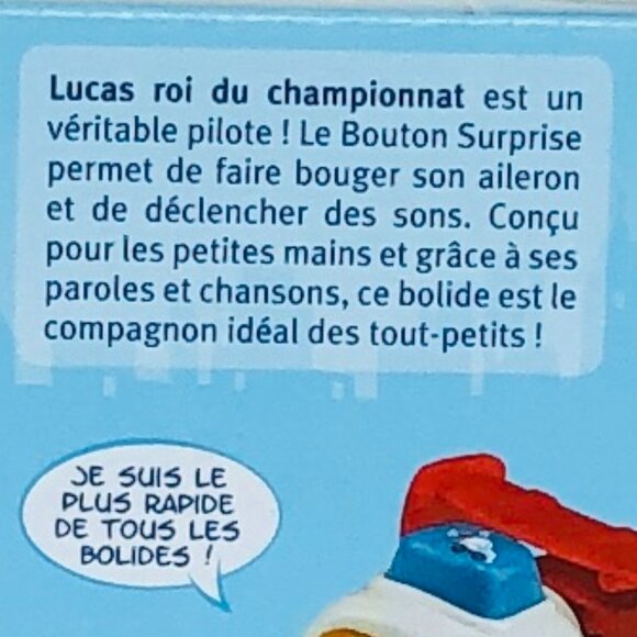 Brand New Vtech Go! Go! Smart Wheels(French Version): Lucas roi du championnat - Picture 8 of 11